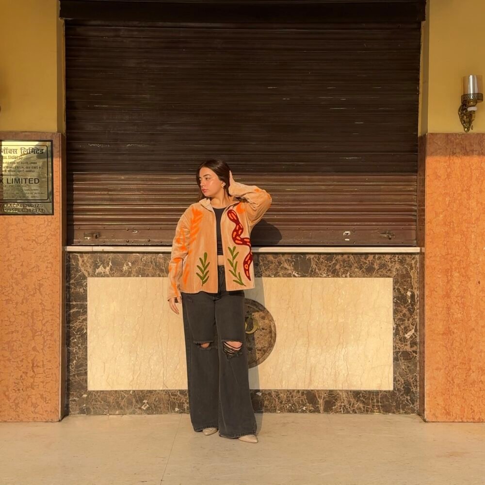 Desert Afterglow - Velvet Suzani Jacket