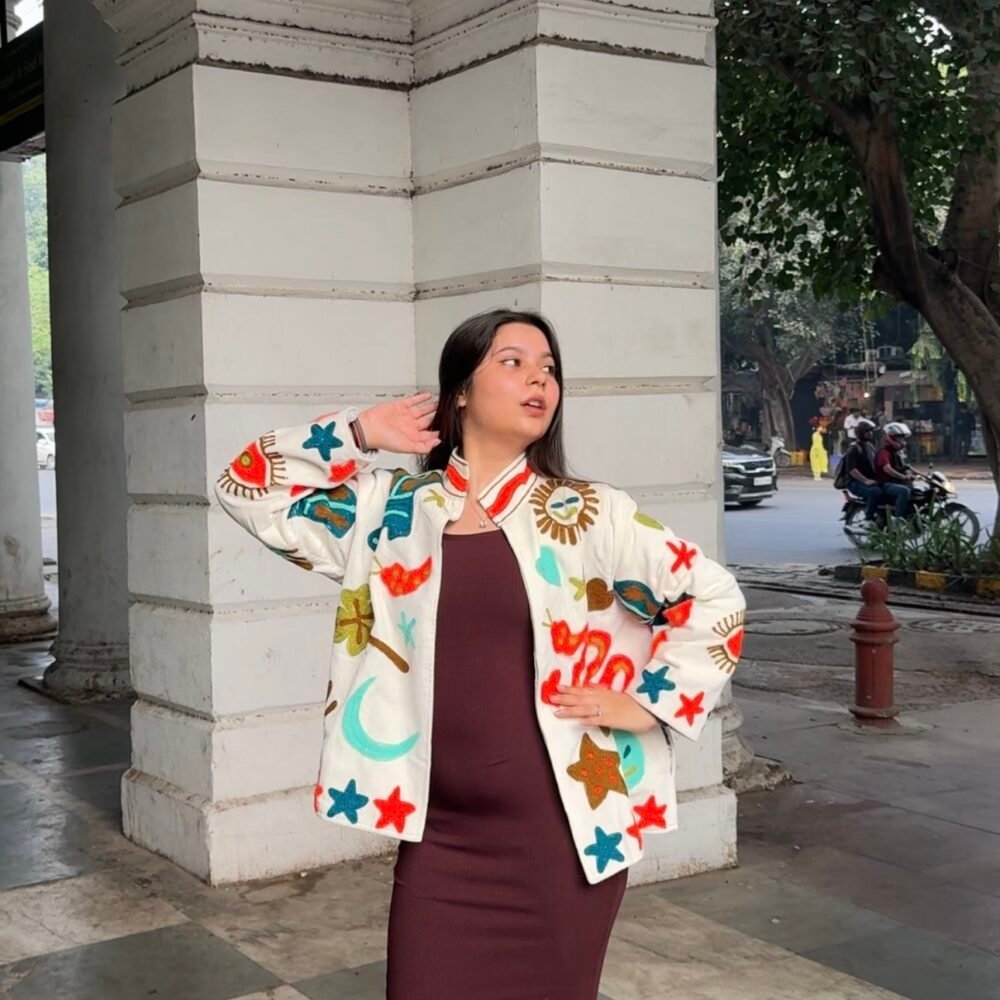 Ivory Rush - Velvet Suzani Jacket